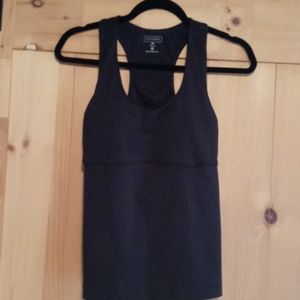 Athleta 36D.  Racer back bra top.  Black
